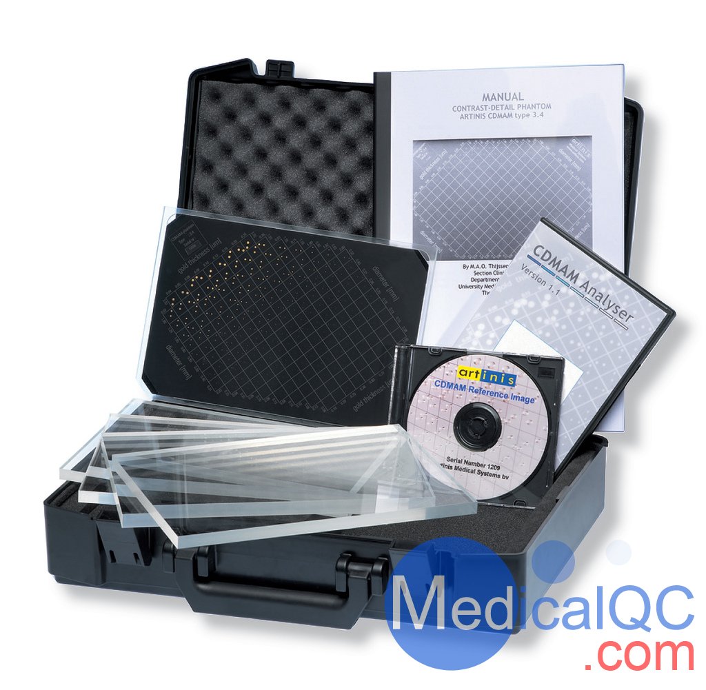 荷蘭Artinis CDMAM乳腺模體，CDMAM乳腺機(jī)成像低對(duì)比度閾值檢測(cè)模體