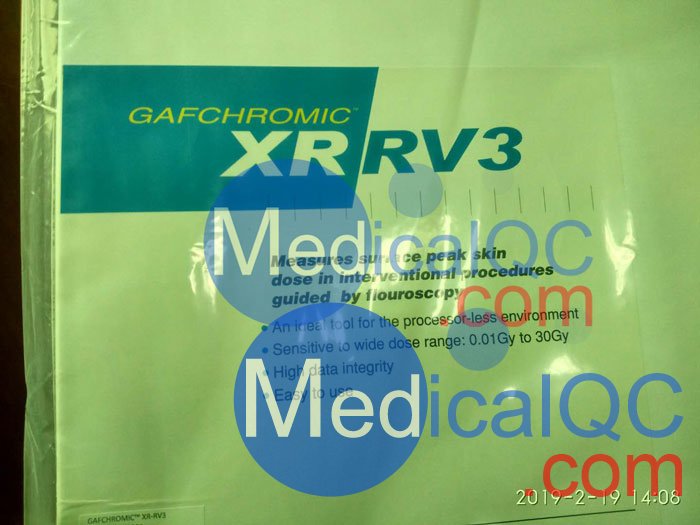 Gafchromic XR-RV3皮膚劑量QA免沖洗膠片，Gafchromic XR-RV3膠片