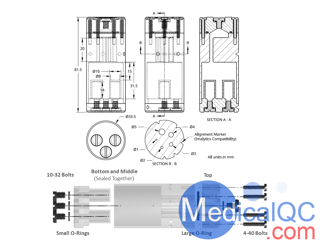 NU4IQ NEMA標(biāo)準(zhǔn)模體，NU4IQ PET性能模體,NU4IQ模型產(chǎn)品結(jié)構(gòu)圖
